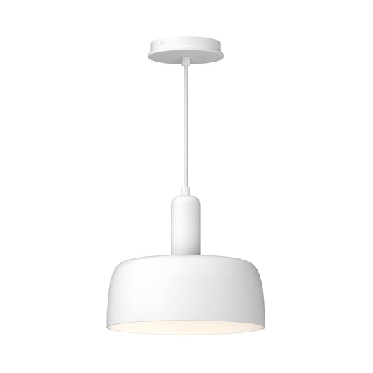 Adriano 10-in White 1 Light Pendant by Alora Lighting | PD427710WH | Alora Lighting