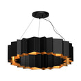 Load image into Gallery viewer, Akira Chandelier in Black/Gold Finish | Kuzco Lighting
