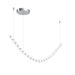 Akoya 79-in Chrome LED Chandelier by Alora Lighting | CH321506CH | Alora Lighting
