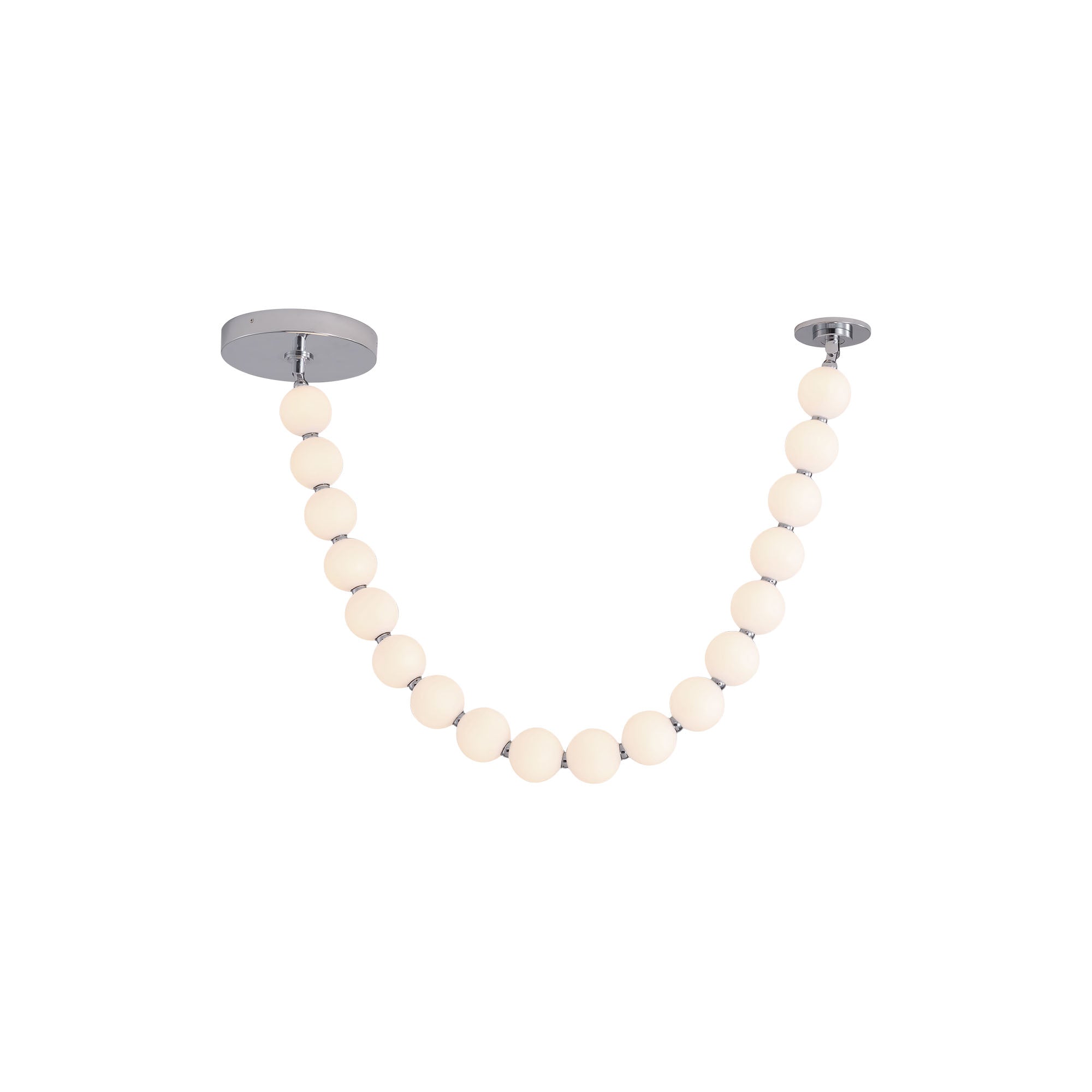 Akoya 5-ft Chrome LED Pendant by Alora Lighting | PD321718CH-UNV-010 | Alora Lighting