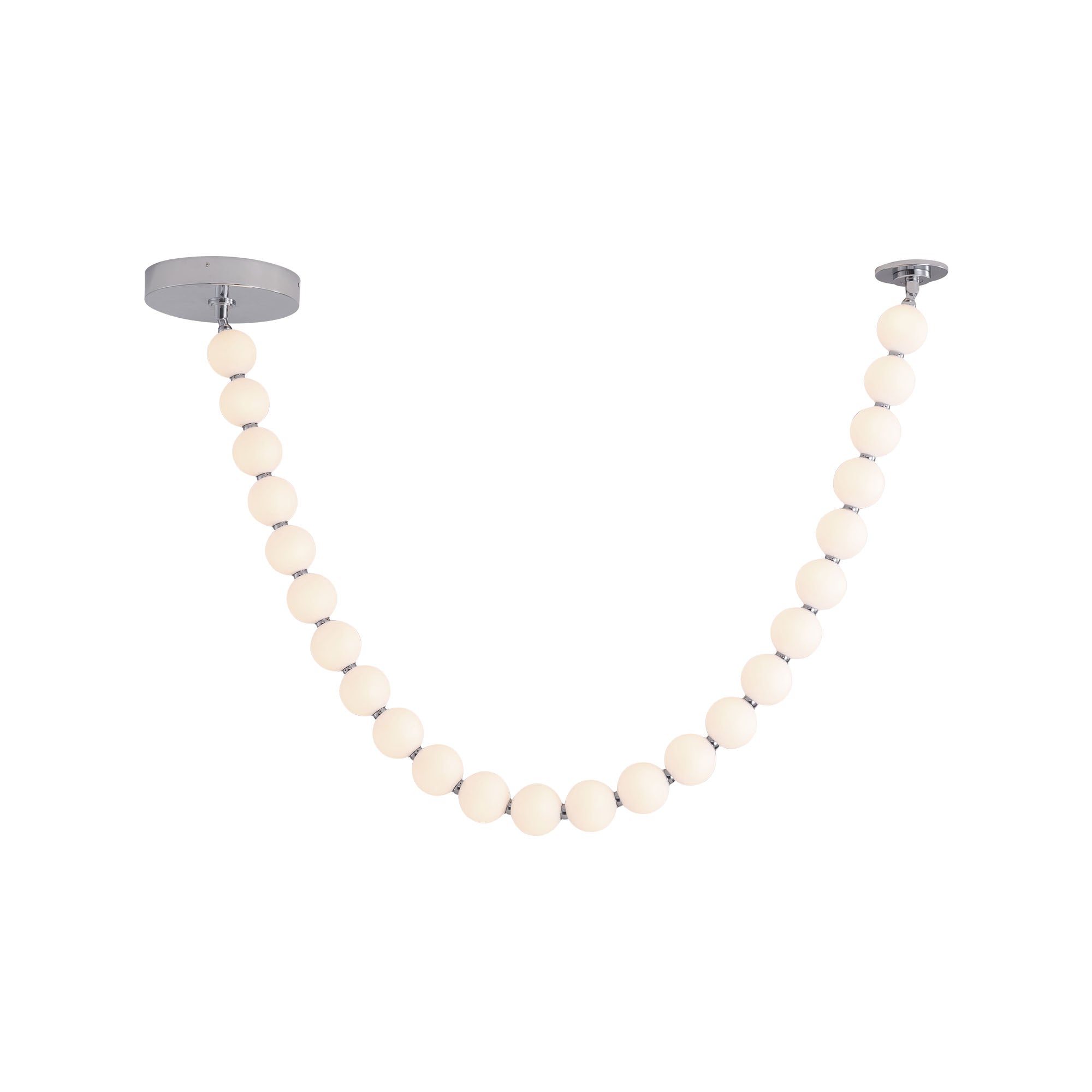 Akoya 7-ft Chrome LED Pendant by Alora Lighting | PD321725CH-UNV-010 | Alora Lighting