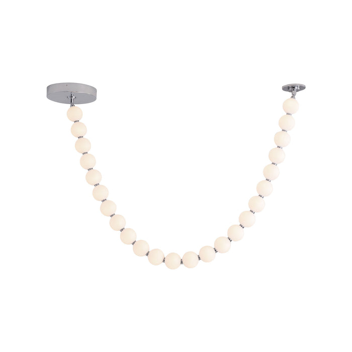 Akoya 7-ft Chrome LED Pendant by Alora Lighting | PD321725CH-UNV-010 | Alora Lighting
