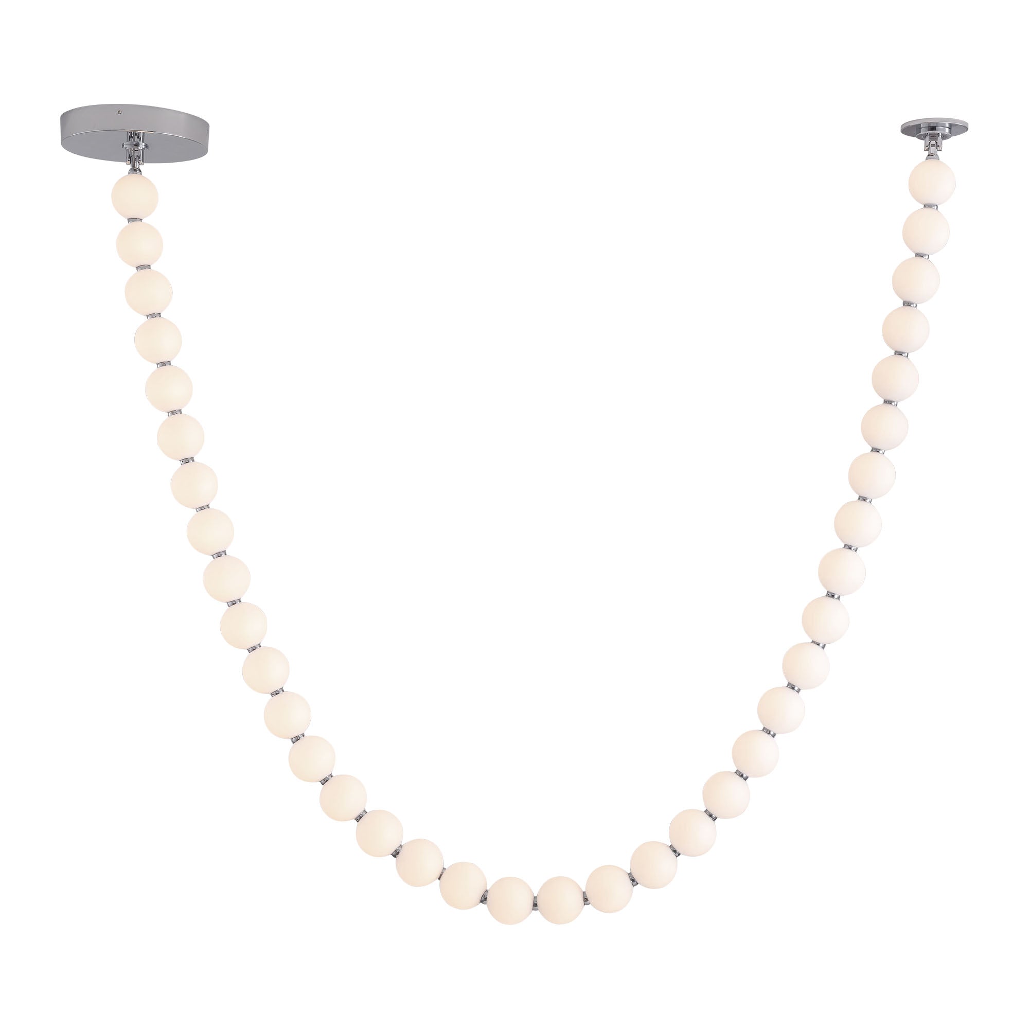 Akoya 10.5-ft Chrome LED Pendant by Alora Lighting | PD321736CH-UNV-010 | Alora Lighting