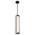 Load image into Gallery viewer, Alai 24-in Urban Bronze/Ribbed Glass LED Pendant by Alora Lighting | PD374624UBCR-UNV | Alora Lighting
