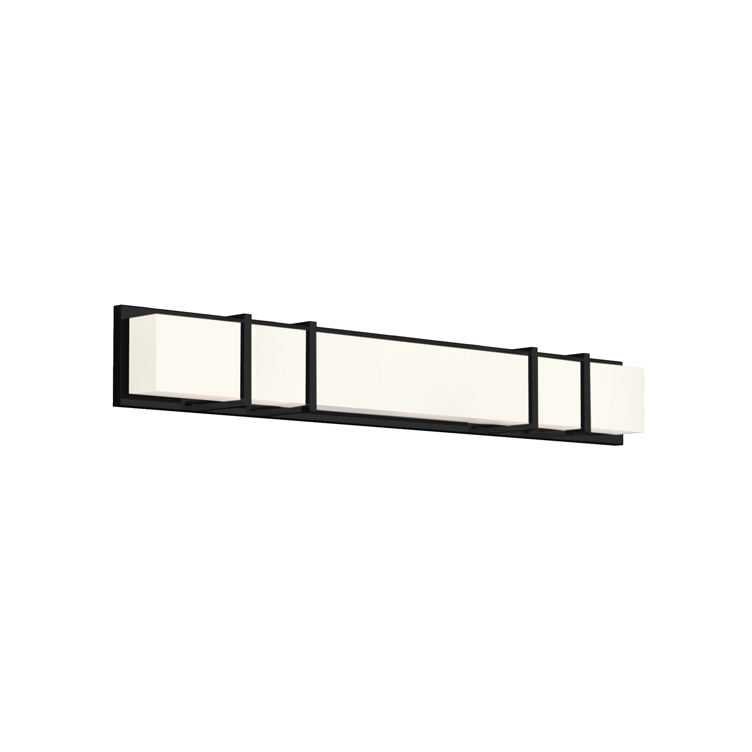 Alberni LED Vanity in Black Finish | Kuzco Lighting