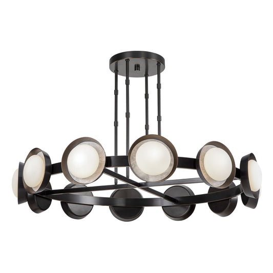 Alonso 50-in Urban Bronze LED Chandelier by Alora Lighting | CH320050UB-UNV | Alora Lighting