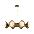 Load image into Gallery viewer, Alonso 37-in Vintage Brass LED Chandelier by Alora Lighting | CH320837VB-UNV | Alora Lighting

