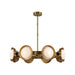 Alonso 37-in Vintage Brass LED Chandelier by Alora Lighting | CH320837VB-UNV | Alora Lighting