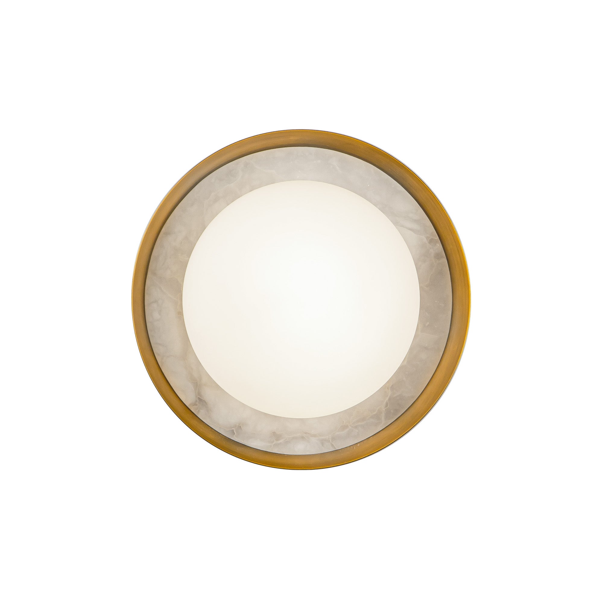 Alonso 8-in Vintage Brass LED Wall/Vanity by Alora Lighting | WV320108VB | Alora Lighting