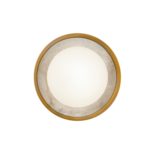 Alonso 8-in Vintage Brass LED Wall/Vanity by Alora Lighting | WV320108VB | Alora Lighting