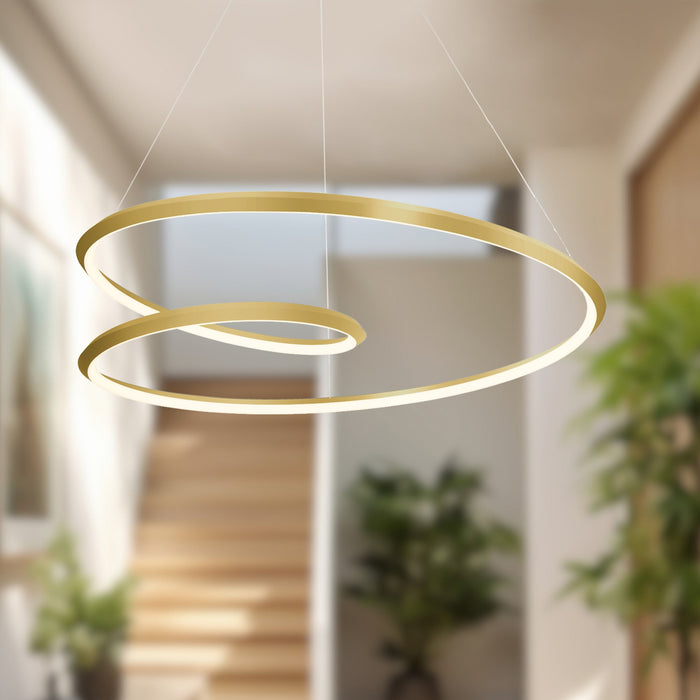 Ampersand Chandelier by Kuzco Lighting