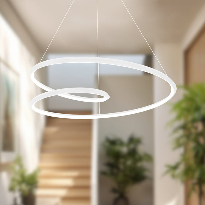 Ampersand Chandelier by Kuzco Lighting