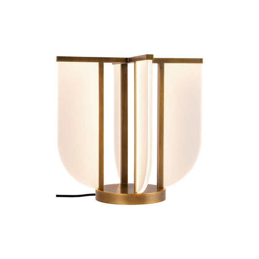 Anders 16-in Vintage Brass LED Table Lamp by Alora Lighting | TL336815VB | Alora Lighting