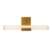 Apollo 6-in Vintage Brass LED Wall Vanity by Alora Lighting | WV353020VB | Alora Lighting