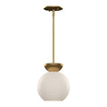 Load image into Gallery viewer, Arcadia Pendant in Brushed Gold/Opal Glass Finish | Kuzco Lighting
