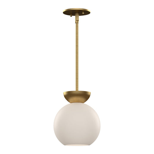 Arcadia Pendant in Brushed Gold/Opal Glass Finish | Kuzco Lighting