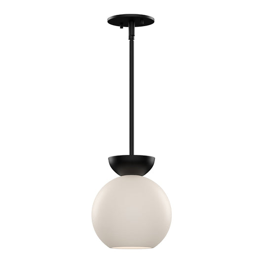 Arcadia Pendant in Black/Opal Glass Finish | Kuzco Lighting
