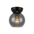Load image into Gallery viewer, Arcadia Semi-Flush  in Black/Smoked Finish | Kuzco Lighting

