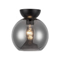 Load image into Gallery viewer, Arcadia Semi-Flush  in Black/Smoked Finish | Kuzco Lighting

