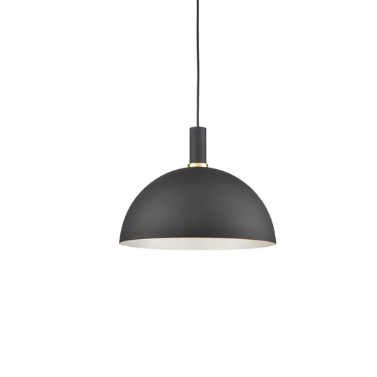 Archibald Pendant in Black With Gold Detail Finish | Kuzco Lighting