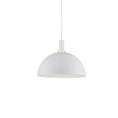 Load image into Gallery viewer, Archibald Pendant in White With Gold Detail Finish | Kuzco Lighting
