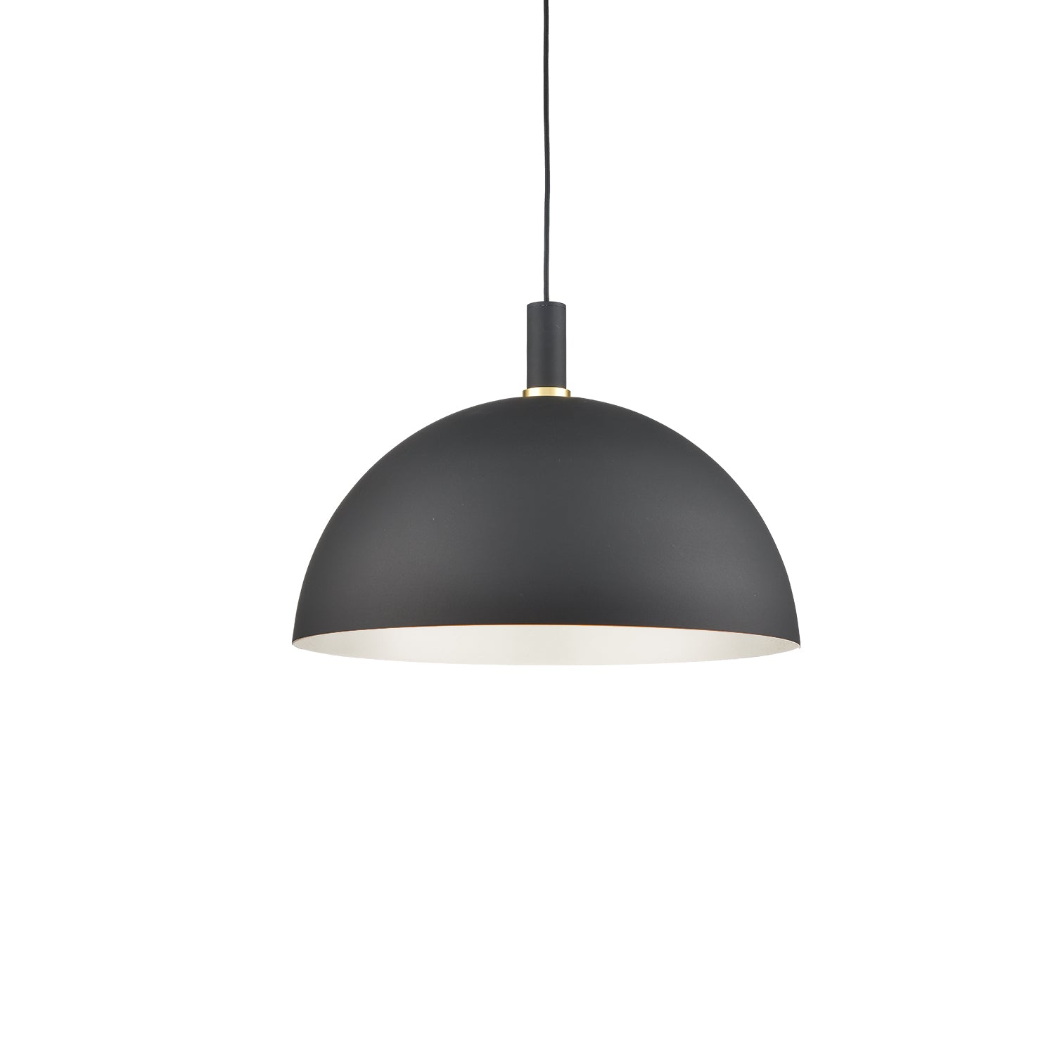 Archibald Pendant in Black With Gold Detail Finish | Kuzco Lighting