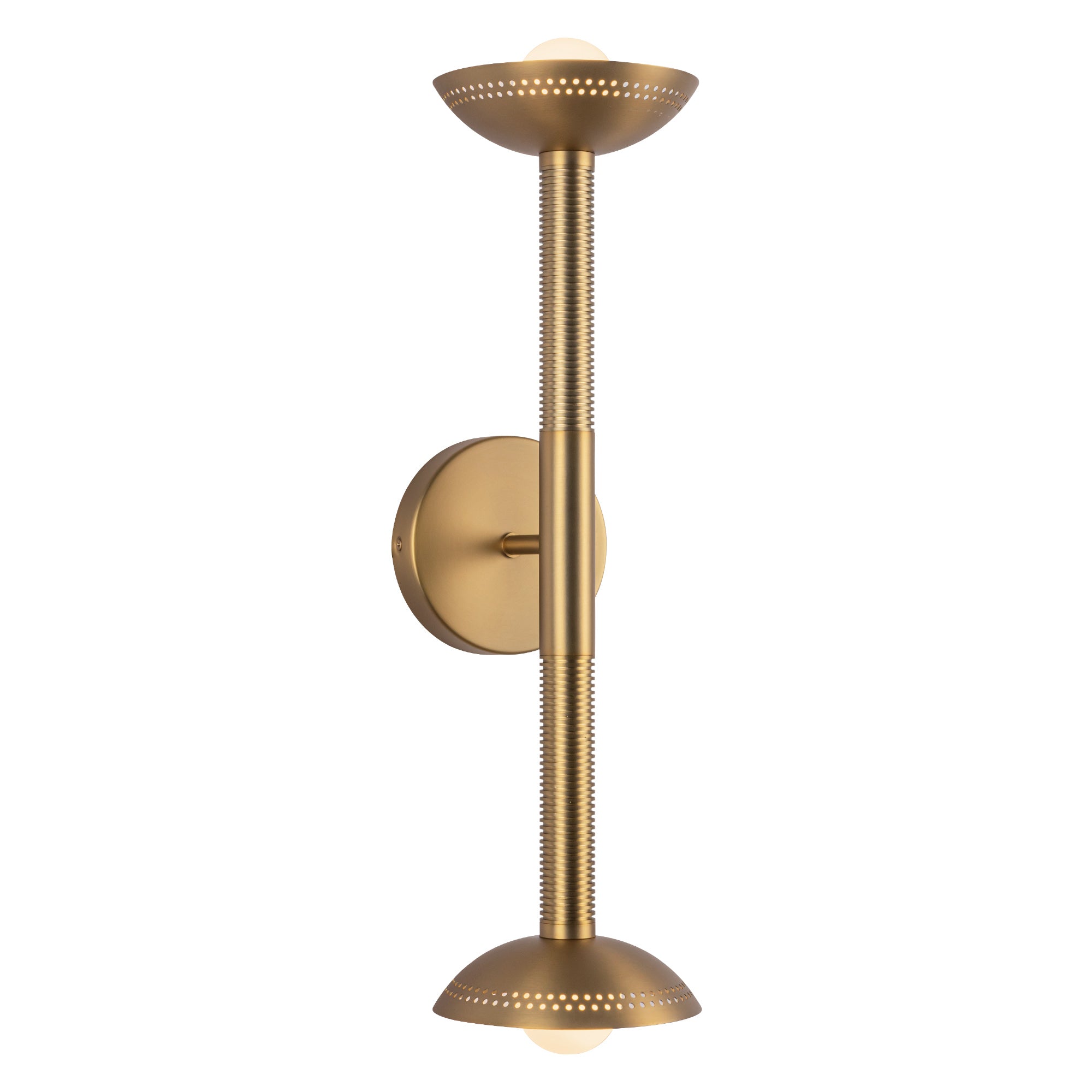 Arden 23-in Brushed Gold/Opal Glass LED Wall/Vanity Light by Alora Lighting | WV616223BGOP-UNV | Alora Lighting