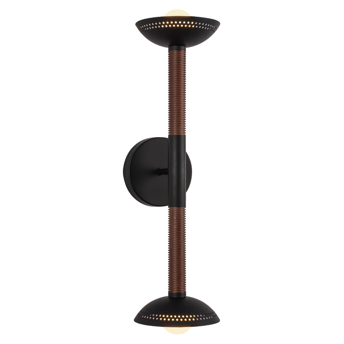 Arden 23-in Matte Black/Opal Glass LED Wall/Vanity Light by Alora Lighting | WV616223MBOP-UNV | Alora Lighting