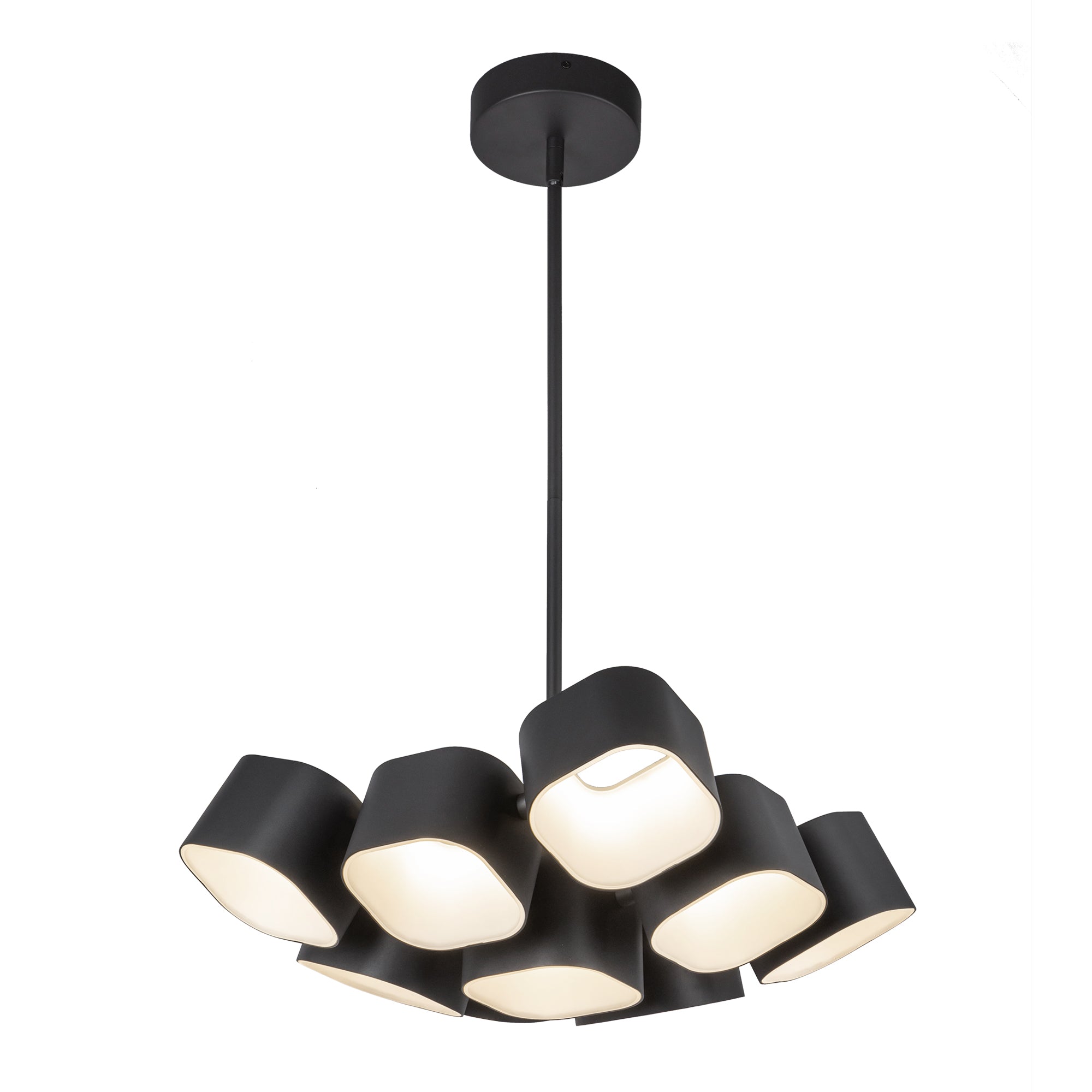 Arena LED Chandelier in Black Finish | Kuzco Lighting