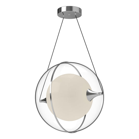 Aries LED Pendant in Chrome Finish | Kuzco Lighting