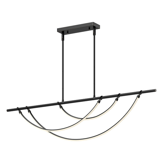 Aryas 60-in Urban Bronze LED Linear Pendant by Alora Lighting | LP317460UB-UNV-010 | Alora Lighting