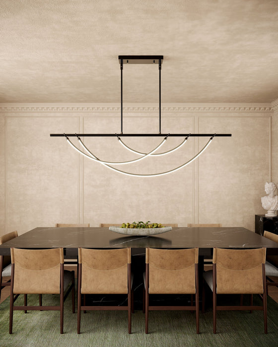 Aryas Linear Pendant by Alora Lighting