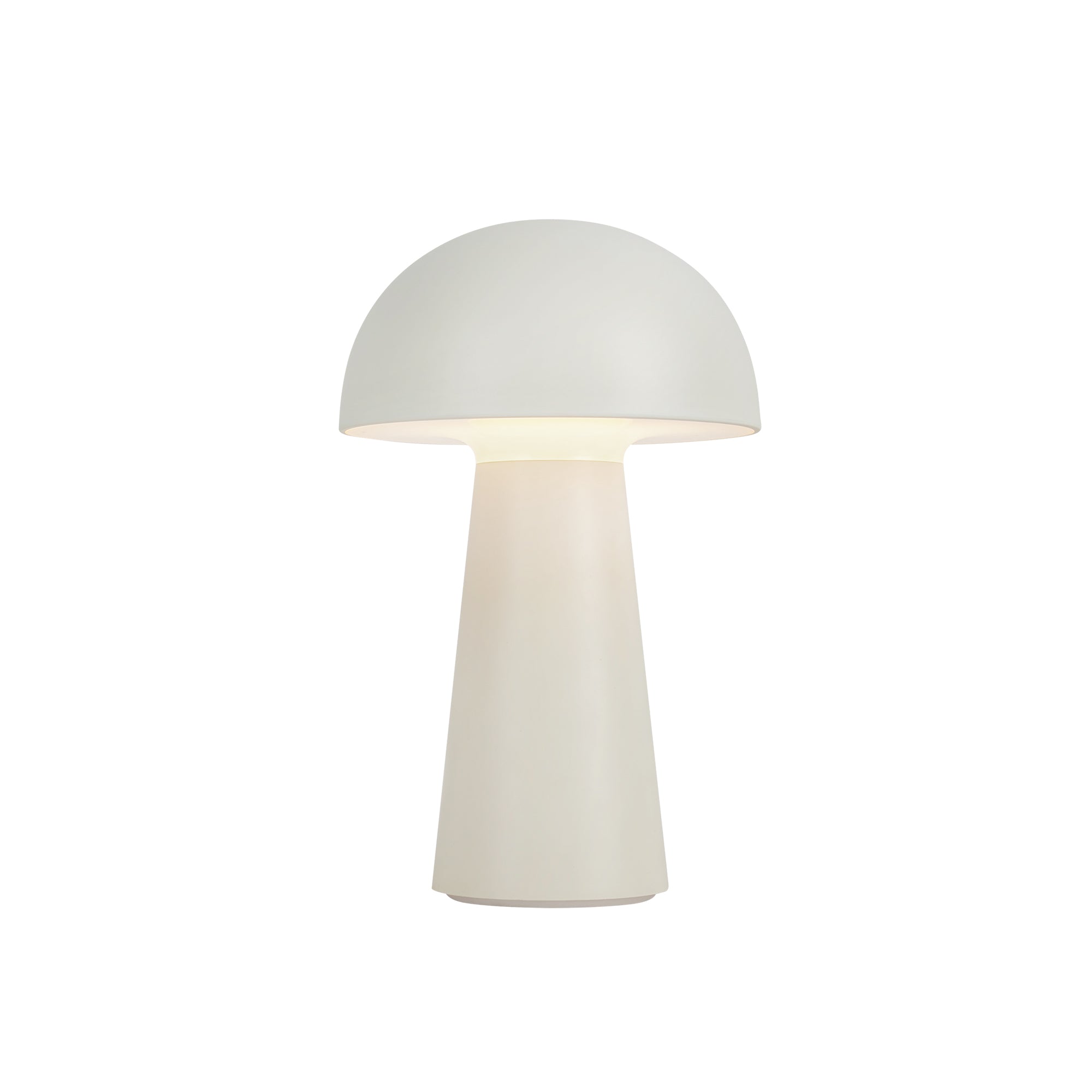 Asher LED Table Lamp in Cream Finish | Kuzco Lighting