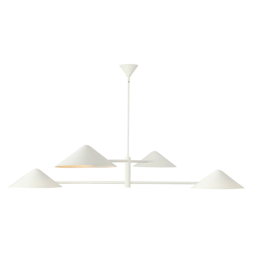 Ashford 58-in Antique White Chandelier