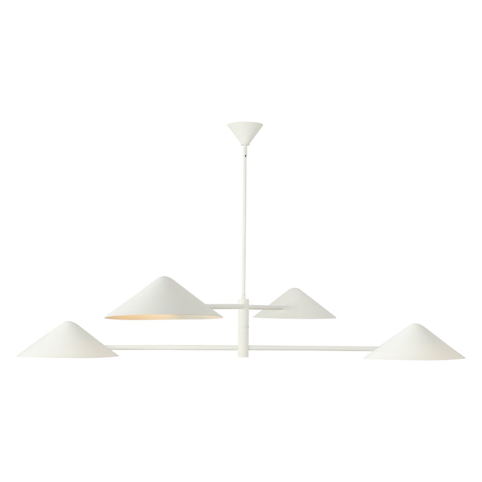 Ashford 58-in Antique White Chandelier