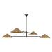 Ashford 58-in Brushed Gold Chandelier
