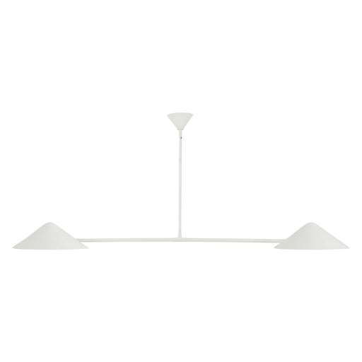 Ashford 58-in Antique White Linear Pendant