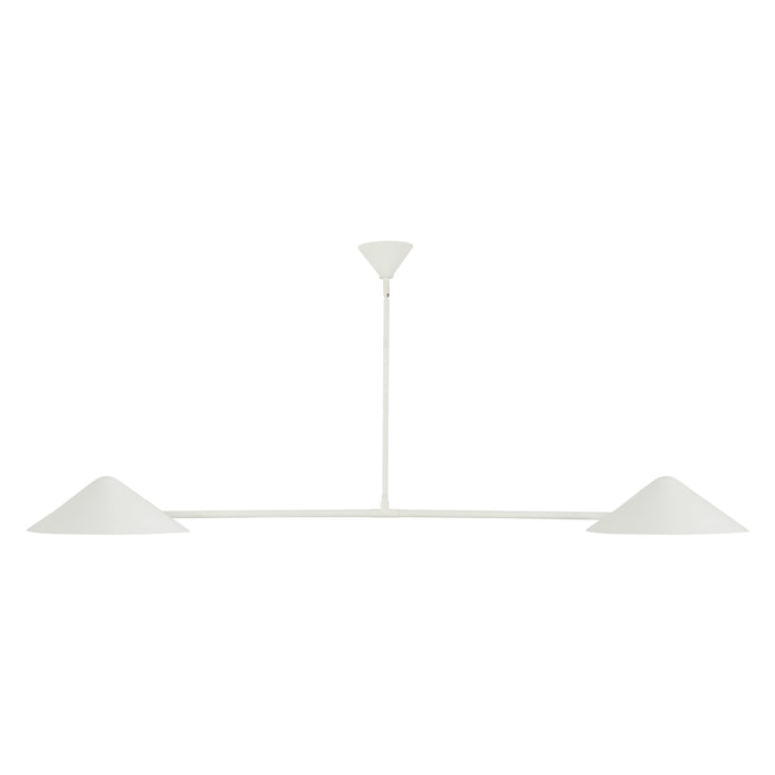 Ashford 58-in Antique White Linear Pendant