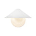 Ashford 9-in Antique White Wall Sconce