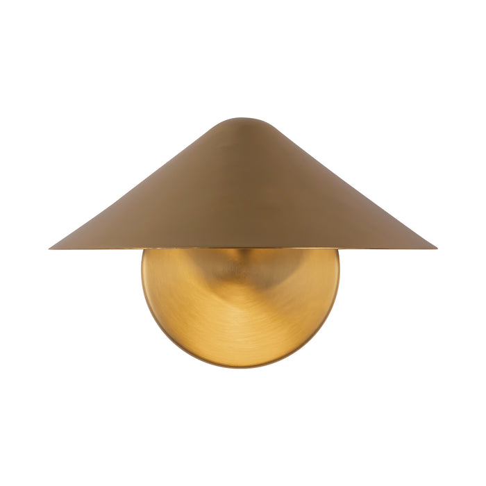 Ashford 9-in Brushed Gold Wall Sconce