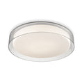 Load image into Gallery viewer, Aston LED Flush Mount in Clear Finish | Kuzco Lighting

