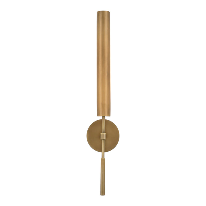 Astrid 25-in Metal Shade/Vintage Brass LED Wall/Vanity by Alora Lighting | WV316401VBMS | Alora Lighting