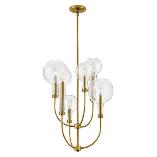 Alchemy Chandelier - Lacquered Brass