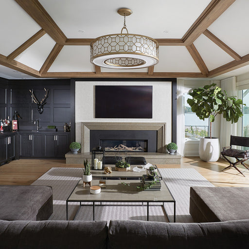 Allegretto Deco Ring Pendant by Fine Art Lamps