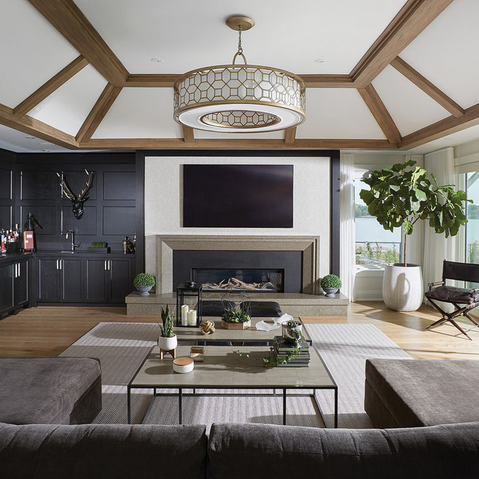 Allegretto Deco Ring Pendant by Fine Art Lamps