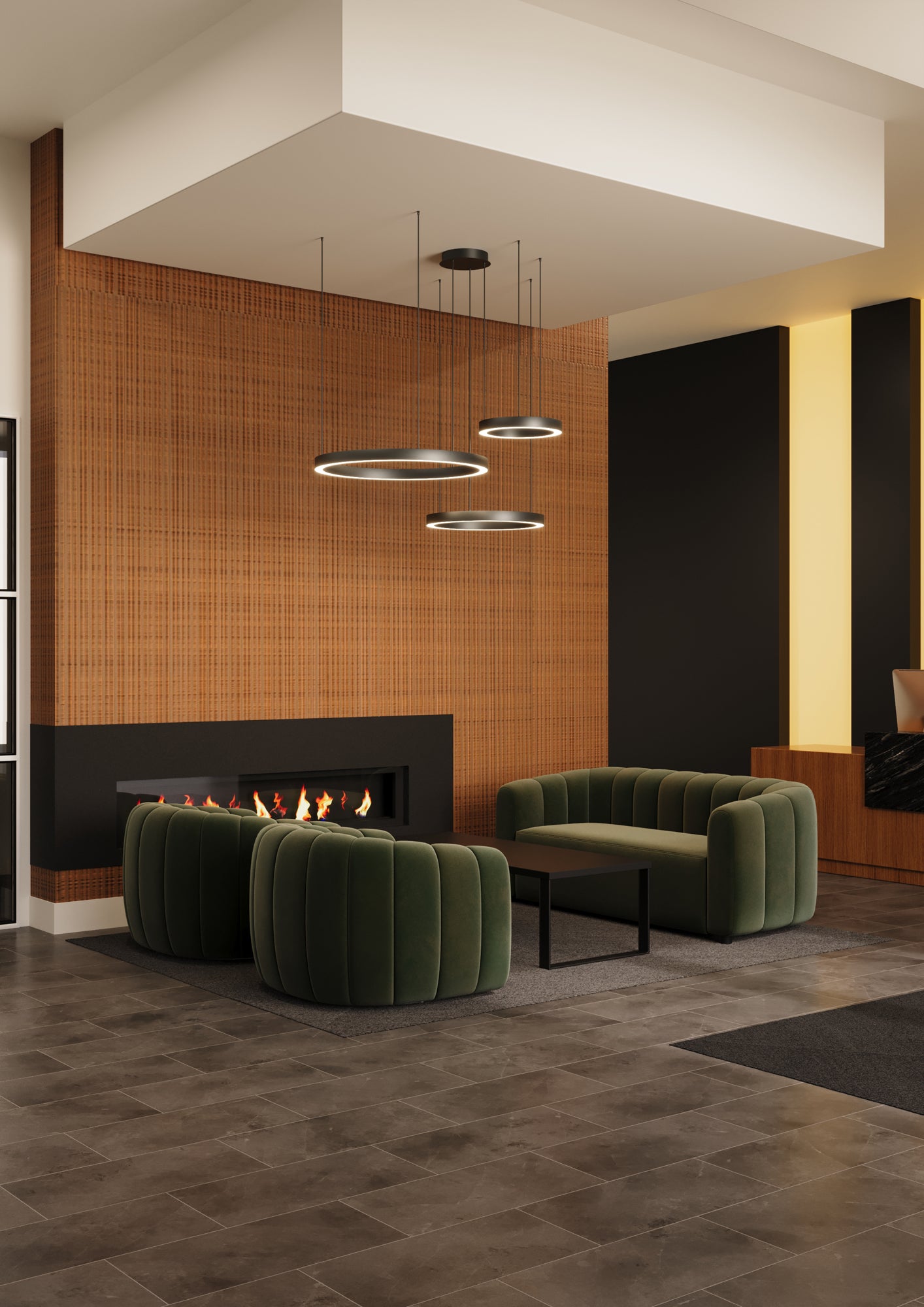 Aria Multi Light Chandelier display