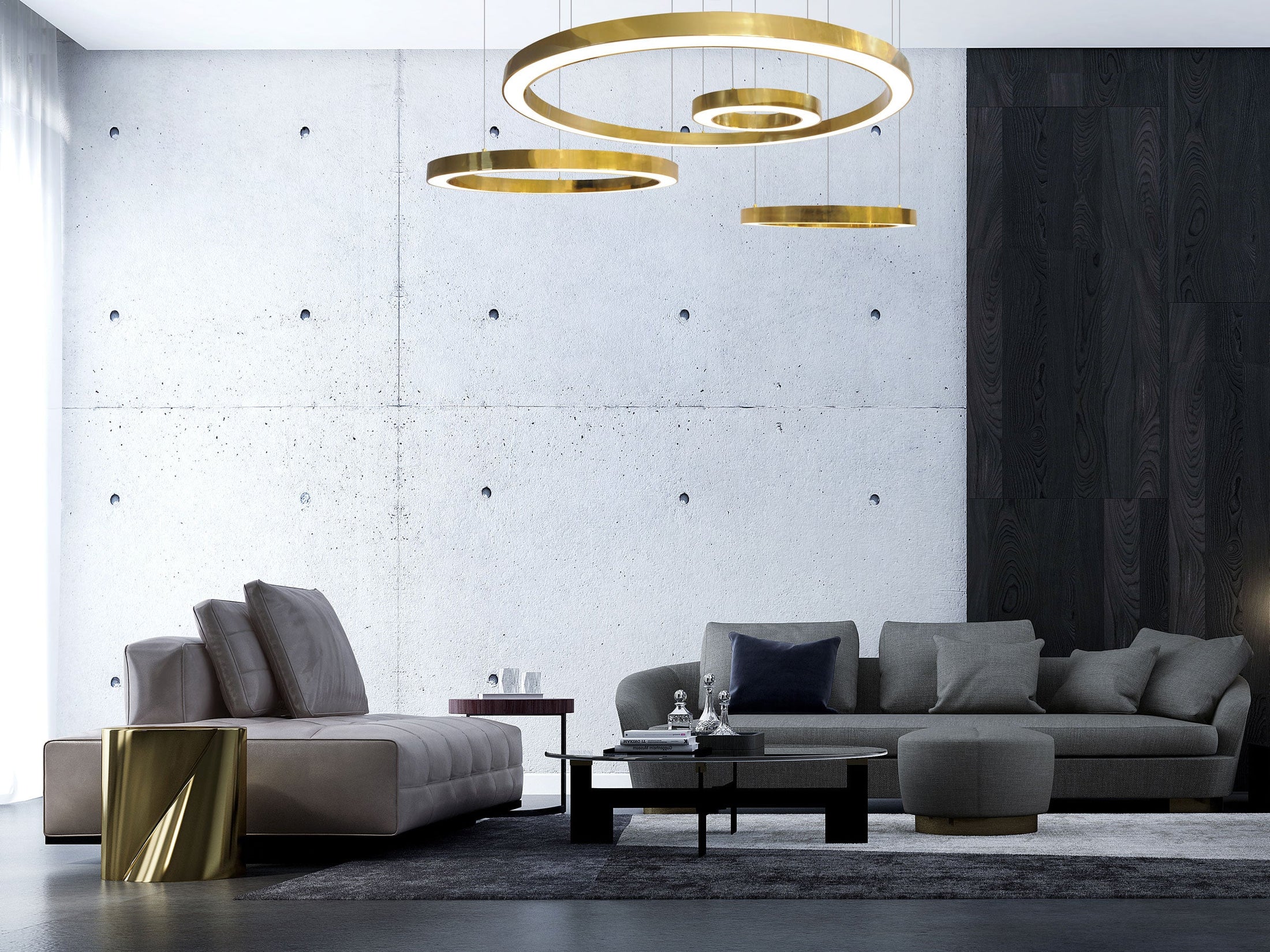 Aria Multi Light Chandelier display