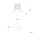 Load image into Gallery viewer, Arles LED Recessed Trim diagram
