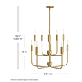 Load image into Gallery viewer, Austen Tiered Chandelier
