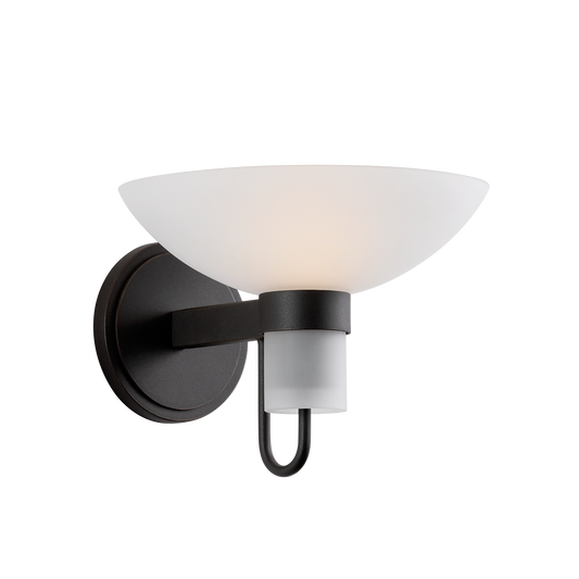 Arturo Wall Sconce by Troy Lighting in Textured Bronze Finish